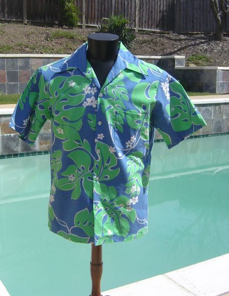 Vintage 70's Wild Hawaiian Cotton Shirt L
